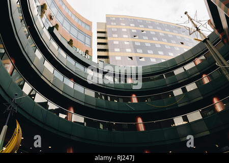 Fukuoka's massive Canal City shopping mall. Stock Photo