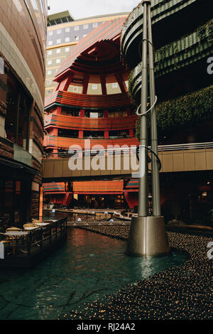 Fukuoka's massive Canal City shopping mall. Stock Photo