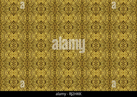 This tiled pattern was made from a photograph of an autumn leaf, illuminated from behind. It can be tiled. Intricate details at full magnification. Stock Photo