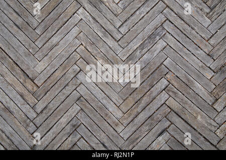 Obsolete parquet floor Stock Photo