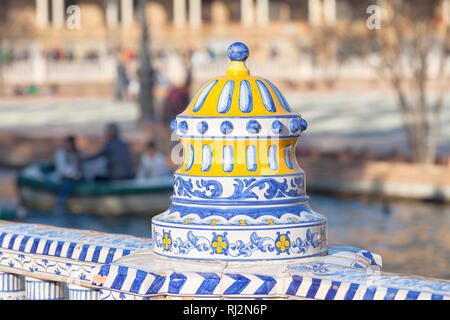 Decor's details in Seville Stock Photo