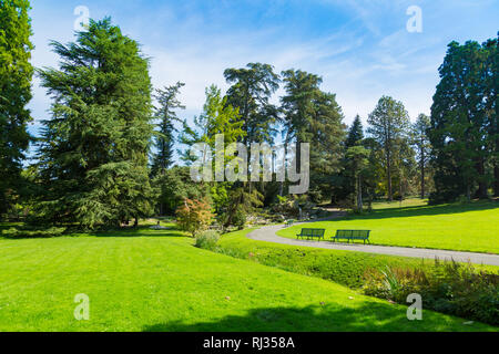 Parc de la Grange in Geneva city, Switzerland Stock Photo