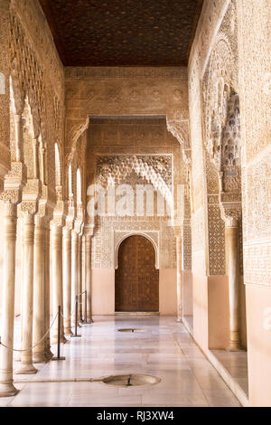 Mosaic And Door In The Alhambra Granada Spain Stock Photo - Alamy