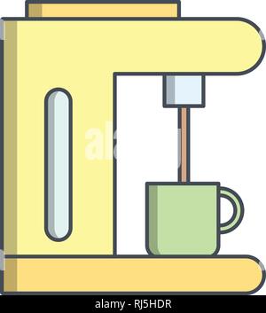 Coffee Maker Vector Icon Sign Icon Vector Illustration For Personal And Commercial Use... Clean Look Trendy Icon... Stock Vector