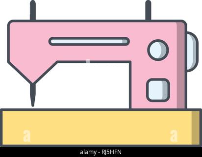 Sewing Machine Vector Icon Sign Icon Vector Illustration For Personal And Commercial Use... Clean Look Trendy Icon... Stock Vector