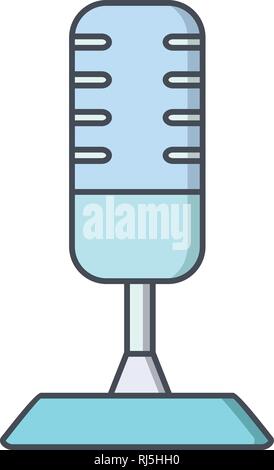 Mic Vector Icon Sign Icon Vector Illustration For Personal And Commercial Use... Clean Look Trendy Icon... Stock Vector