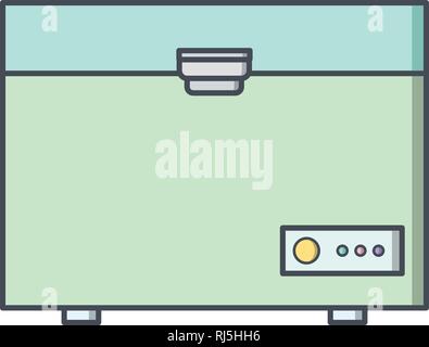 Deep Freezer Vector Icon Sign Icon Vector Illustration For Personal And Commercial Use... Clean Look Trendy Icon... Stock Vector