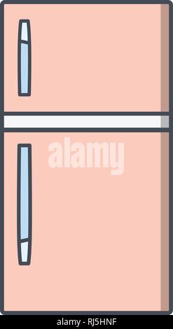 Fridge Vector Icon Sign Icon Vector Illustration For Personal And Commercial Use... Clean Look Trendy Icon... Stock Vector