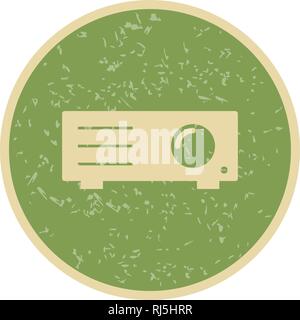 Projector Vector Icon Sign Icon Vector Illustration For Personal And Commercial Use... Clean Look Trendy Icon... Stock Vector