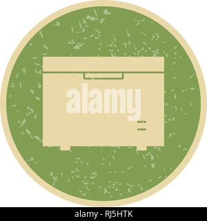 Deep Freezer Vector Icon Sign Icon Vector Illustration For Personal And Commercial Use... Clean Look Trendy Icon... Stock Vector