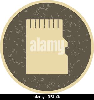 Memory Card Vector Icon Sign Icon Vector Illustration For Personal And Commercial Use... Clean Look Trendy Icon... Stock Vector