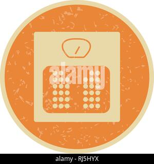 Weight Machine Vector Icon Sign Icon Vector Illustration For Personal And Commercial Use... Clean Look Trendy Icon... Stock Vector