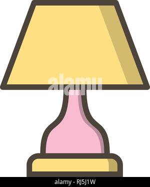 Lamp Vector Icon Sign Icon Vector Illustration For Personal And Commercial Use... Clean Look Trendy Icon... Stock Vector