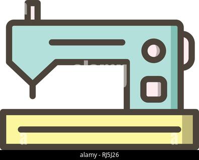 Sewing Machine Vector Icon Sign Icon Vector Illustration For Personal And Commercial Use... Clean Look Trendy Icon... Stock Vector