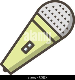 Mic Vector Icon Sign Icon Vector Illustration For Personal And Commercial Use... Clean Look Trendy Icon... Stock Vector