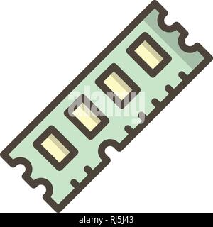 Ram Vector Icon Sign Icon Vector Illustration For Personal And Commercial Use... Clean Look Trendy Icon... Stock Vector