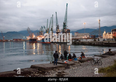 Batumi, das Las Vegas am schwarzen Meer. Georgien, Oktober 2016 Stock Photo