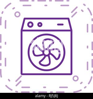 Room Cooler Vector Icon Sign Icon Vector Illustration For Personal And Commercial Use... Clean Look Trendy Icon... Stock Vector