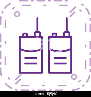 Walkie talkie Vector Icon Sign Icon Vector Illustration For Personal And Commercial Use... Clean Look Trendy Icon... Stock Vector