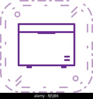 Deep Freezer Vector Icon Sign Icon Vector Illustration For Personal And Commercial Use... Clean Look Trendy Icon... Stock Vector