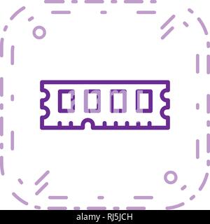Ram Vector Icon Sign Icon Vector Illustration For Personal And Commercial Use... Clean Look Trendy Icon... Stock Vector
