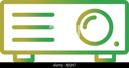 Projector Vector Icon Sign Icon Vector Illustration For Personal And Commercial Use... Clean Look Trendy Icon... Stock Vector