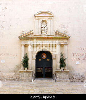 Co-cathedral of Saint Nicholas of Bari aka Cocatedral de Sant Nicolau de Bari aka Concatedral de San Nicolás de Bari in Alicante Spain Stock Photo