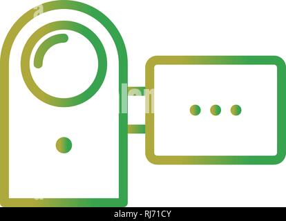 Handy Cam Vector Icon Sign Icon Vector Illustration For Personal And Commercial Use... Clean Look Trendy Icon... Stock Vector
