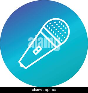 Mic Vector Icon Sign Icon Vector Illustration For Personal And Commercial Use... Clean Look Trendy Icon... Stock Vector