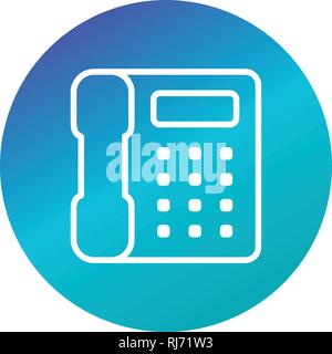 Telephone Vector Icon Sign Icon Vector Illustration For Personal And Commercial Use... Clean Look Trendy Icon... Stock Vector