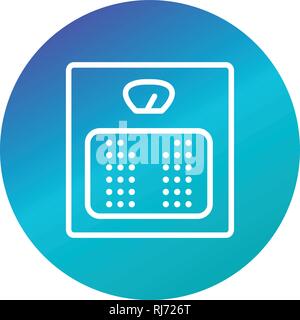 Weight Machine Vector Icon Sign Icon Vector Illustration For Personal And Commercial Use... Clean Look Trendy Icon... Stock Vector