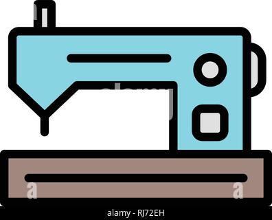 Sewing Machine Vector Icon Sign Icon Vector Illustration For Personal And Commercial Use... Clean Look Trendy Icon... Stock Vector