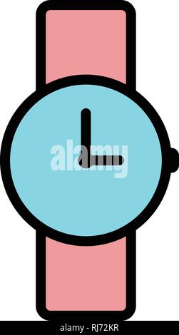 Watch Vector Icon Sign Icon Vector Illustration For Personal And Commercial Use... Clean Look Trendy Icon... Stock Vector