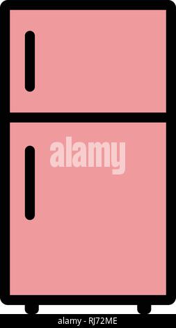 Fridge Vector Icon Sign Icon Vector Illustration For Personal And Commercial Use... Clean Look Trendy Icon... Stock Vector