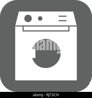 Washing Machine Vector Icon Sign Icon Vector Illustration For Personal And Commercial Use... Clean Look Trendy Icon... Stock Vector