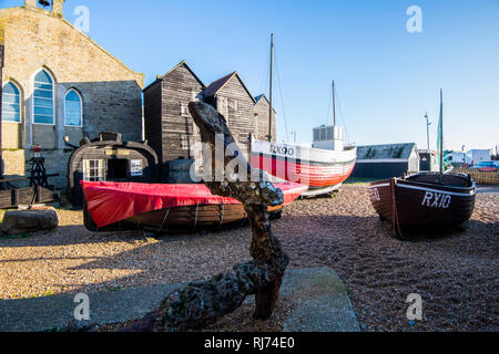 Hastings Open Air Fisherman's Museum, East Sussex, England Stock Photo