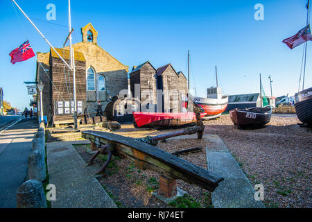 Hastings Open Air Fisherman's Museum, East Sussex, England Stock Photo