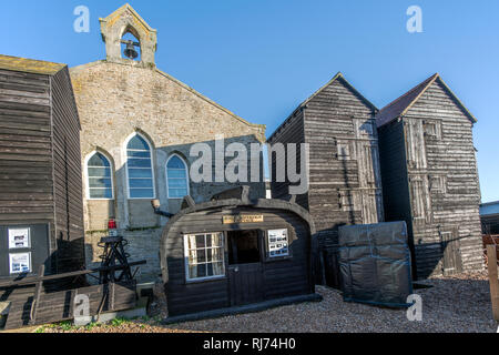 Hastings Open Air Fisherman's Museum, East Sussex, England Stock Photo