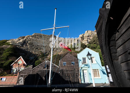 Hastings Open Air Fisherman's Museum, East Sussex, England Stock Photo