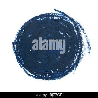 Dark blue pencil drawings on white paper texture directly above shot Stock Photo