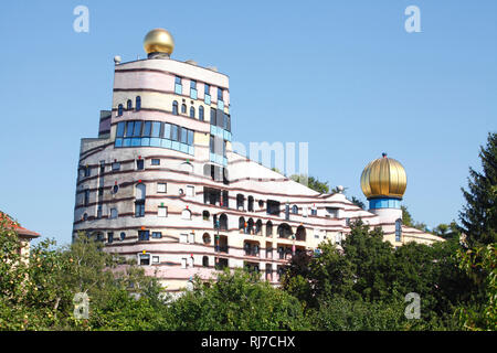 Hundertwasserhaus, Darmstadt, Hessen, Deutschland, Europa Stock Photo