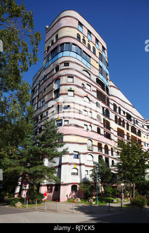 Hundertwasserhaus, Darmstadt, Hessen, Deutschland, Europa Stock Photo