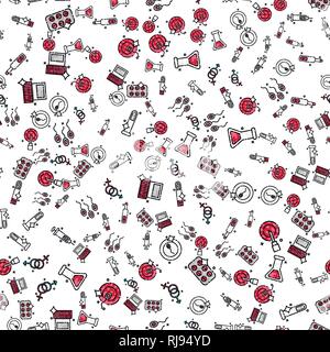 Colored artificial insemination pattern. Vector illustration, EPS 10 Stock Vector