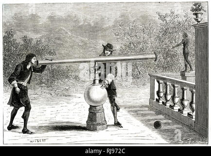 Otto von Guericke Demonstrating his Experiment Stock Photo - Alamy