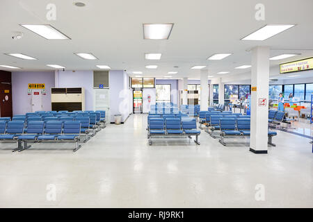 PATTAYA, THAILAND - FEBRUARY 26, 2016: inside of U-Tapao International Airport. U-Tapao Rayong-Pattaya International Airport is a joint civil-military Stock Photo