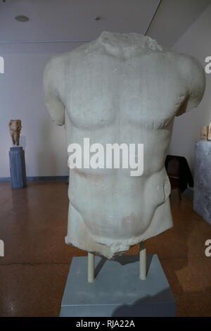 Roman copy of a Greek Apollo statue; by Phidias. 450 BC Stock Photo