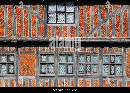 old brickwork at the historic moot hall at aldeburgh on the suffolk coast Stock Photo