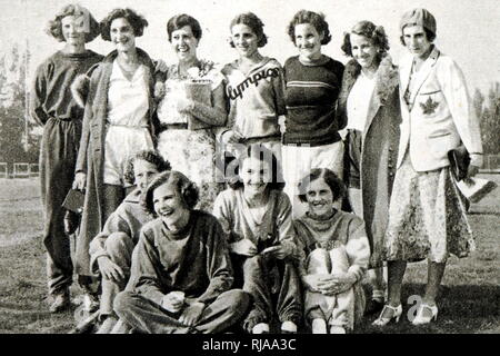 1932 Summer Olympics, photograph of Canadian women's track team 1932 Summer Olympics, photograph of Canadian women's track team