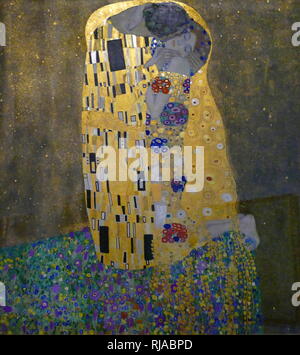 The Kiss (Klimt painting), a 1907 golden painting by Gustav