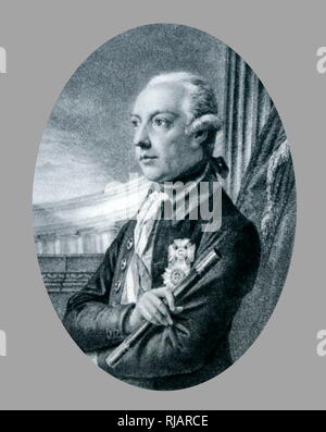 Portrait by Fuger of Joseph II ( 1741 – 1790),  Austrian Emperor, Holy Roman Emperor from 1765 to 1790 and ruler of the Habsburg lands from 1780 to 1790 Stock Photo